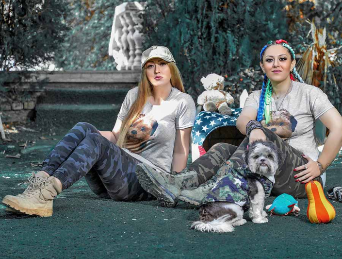 عکاسی سگ در منزل