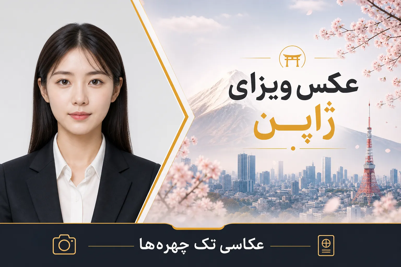 عکس ویزای ژاپن