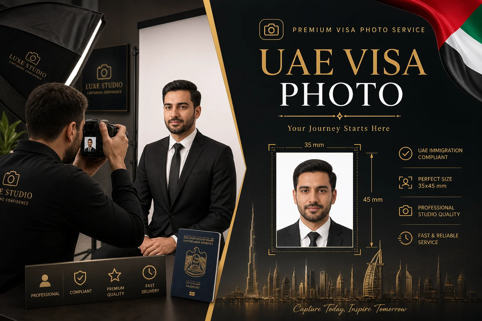 عکس ویزای امارات
