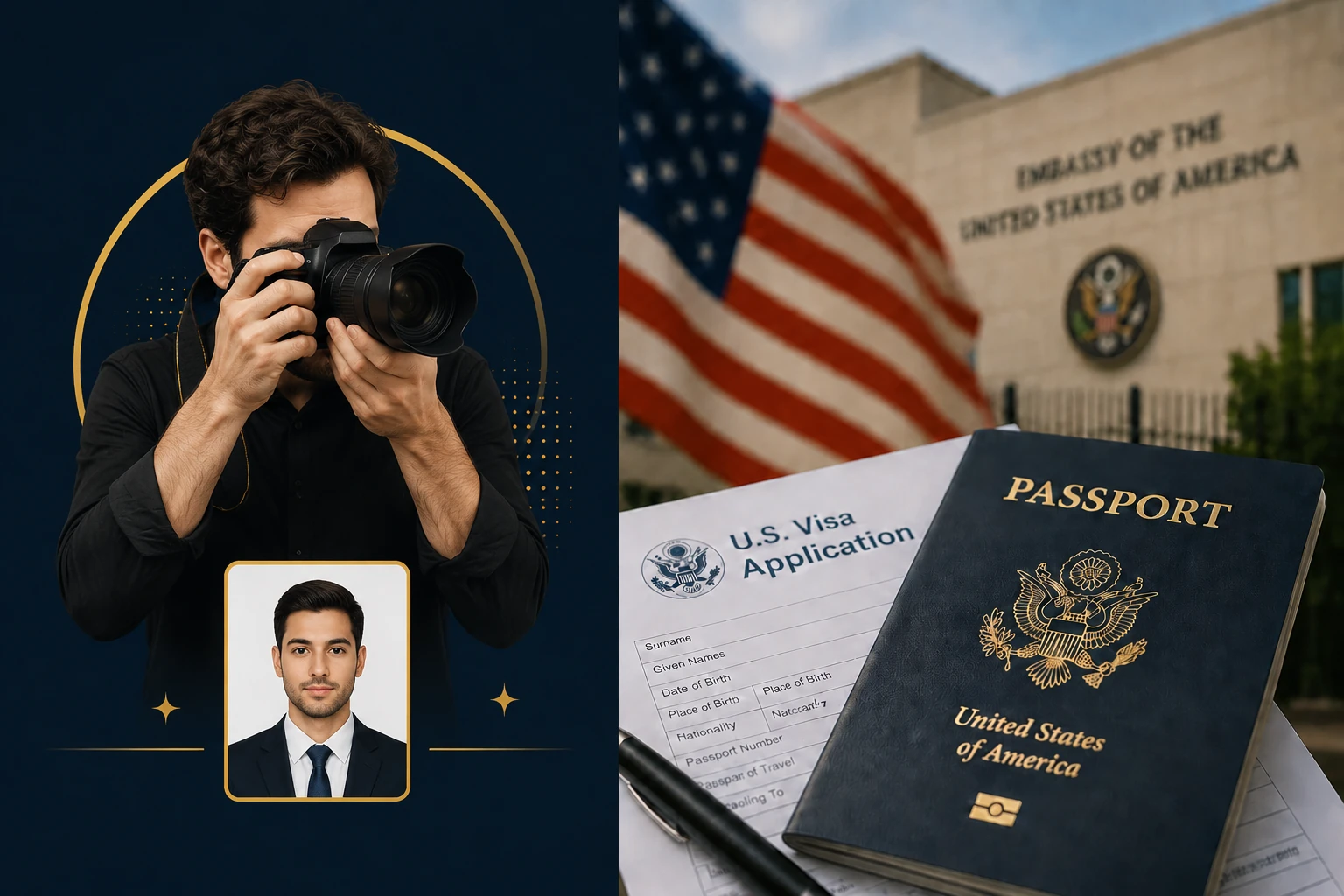 عکس ویزای آمریکا