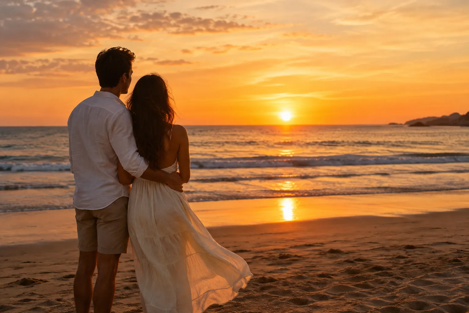 ژست عکس کنار دریا ایستاده با نگاه به افق